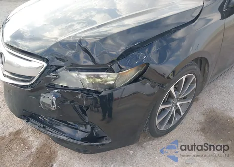 2015 Acura Tlx V6 Tech z USA, uszkodzony, nr VIN 19UUB2F57FA019823